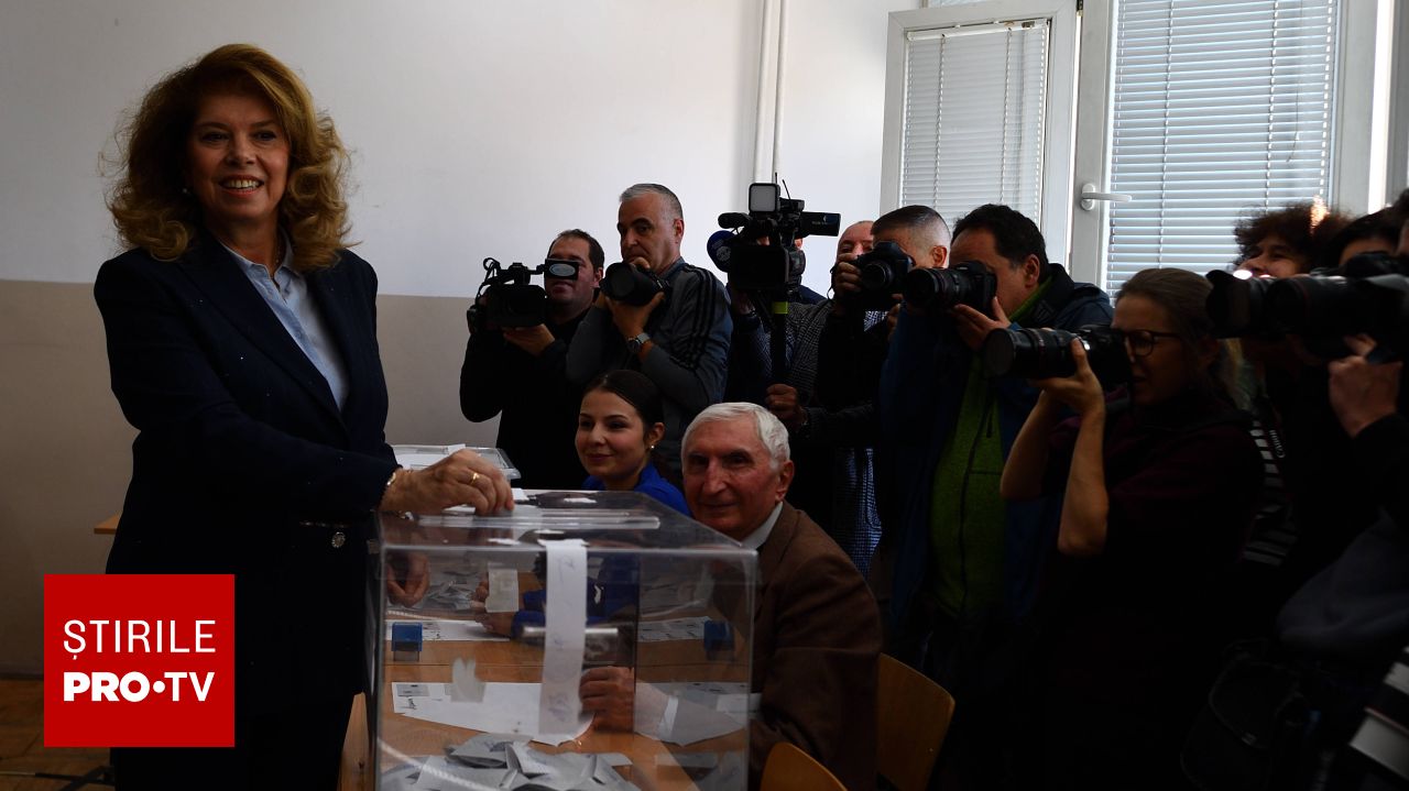 Iotova câștigă primul tur al alegerilor prezidențiale din Bulgaria, dar va merge în turul decisiv