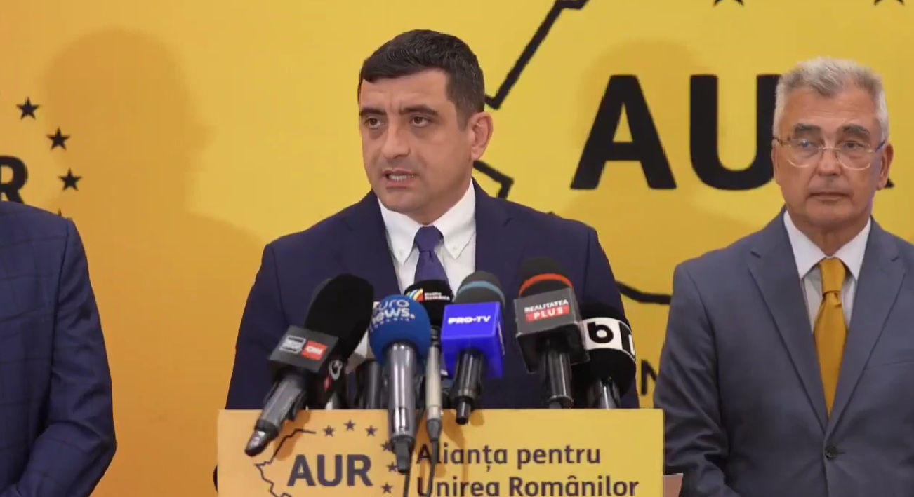 George Simion a anunțat candidatul AUR pentru Primăria Capitalei: Gheorghe Piperea