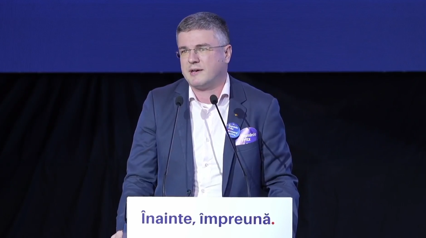 Irineu Darău: USR va finaliza Revoluția din 1989 prin valorile lui Dominic Fritz
