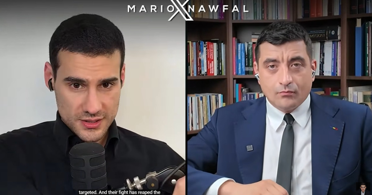 Simion îl compară pe Georgescu cu Trump în discuția cu influencerul american Mario Nawfal
