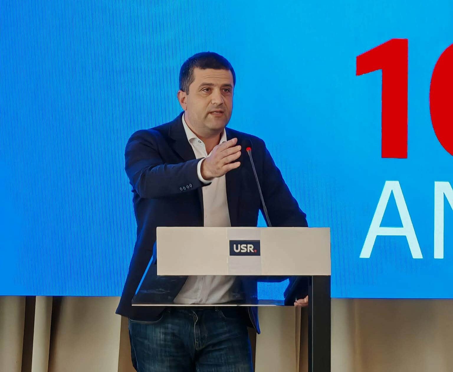 Radu Miruță a lansat un manifest politic la aniversarea a 10 ani de USR în Pitești
